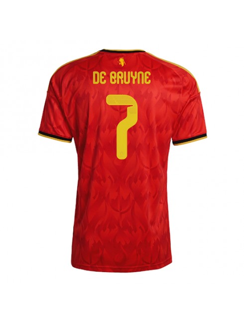 Belgien Kevin De Bruyne #7 Replika Hemmakläder VM 2026 Kortärmad Belgien Kevin De Bruyne #7 Replika Hemmakläder VM 2026 Kortärmad